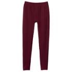 Girls 7-16 Cable-knit Fleece-lined Leggings, Size: M-l, Dark Red