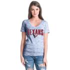 Women's Houston Texans Triblend Tee, Size: Medium, Blue (navy)