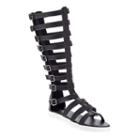 Henry Ferrera Hf Women's Gladiator Sandals, Size: 10, Black