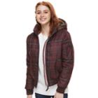 Juniors' Urban Republic Hooded Puffer Bomber Jacket, Teens, Size: Small, Brt Red