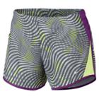 Girls 7-16 Nike 10k Patterned Athletic Shorts, Size: Small, Drk Yellow
