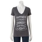 Juniors' Harry Potter Albus Dumbledore Quote Graphic Tee, Girl's, Size: Xl, Grey (charcoal)