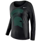 Women's Nike Michigan State Spartans Tailgate Long-sleeve Top, Size: Large, Black