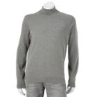 Big & Tall Croft & Barrow&reg; Classic-fit Turtleneck Sweater, Men's, Size: Xxl Tall, Med Grey