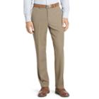 Men's Van Heusen Traveler Flat-front Dress Pants, Size: 30x30, Med Beige