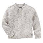 Boys 4-12 Oshkosh B'gosh&reg; Long Sleeve Henley, Size: 6, Brown