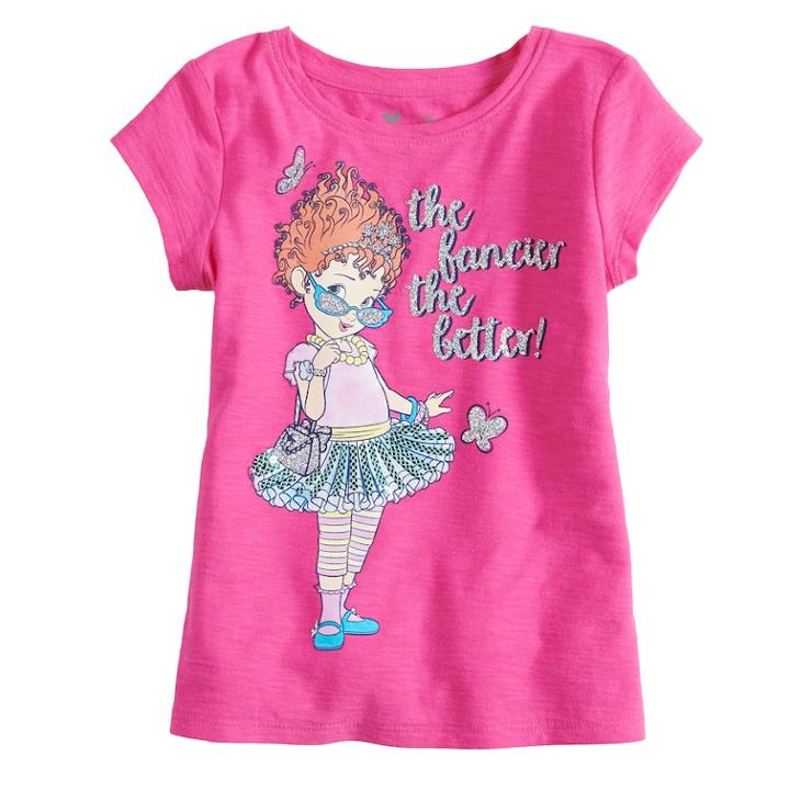 Disney's Fancy Nancy Toddler Girl Short-sleeve Glittery Graphic Tee By Jumping Beans&reg;, Size: 4t, Med Red