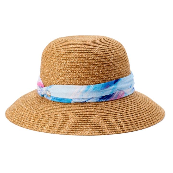 Women's Love This Life Banded Cloche Hat, Light Blue