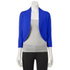 Women's Ronni Nicole Tiered Shrug, Size: Small, Med Blue