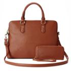 Deluxity Avery Satchel With Wallet, Women's, Brown