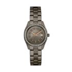 Caravelle New York By Bulova Women's Crystal Stainless Steel Watch - 45m110, Grey