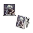 Star Wars Yoda Stainless Steel Cuff Links, Men's, Multicolor