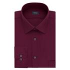 Big & Tall Arrow Regular-fit Poplin Wrinkle-free Dress Shirt, Men's, Size: 20 35/6t, Med Red
