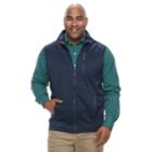 Big & Tall Izod Spectator Sportflex Classic-fit Stretch Fleece Vest, Men's, Size: 2xb, Dark Blue