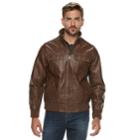 Men's Apt. 9&reg; 4-pocket Bomber Jacket, Size: Large, Brown