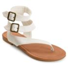 Journee Collection Kyle Women's Sandals, Size: Medium (10), White