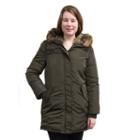 Women's Mo-ka Hooded Puffer Jacket, Size: Medium, Green