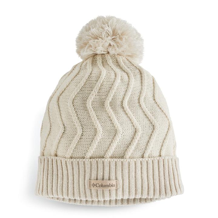 Women's Columbia Pacific Post Zigzag Beanie, White Oth