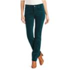 Women's Chaps Corduroy Pant, Size: 16 Short, Green