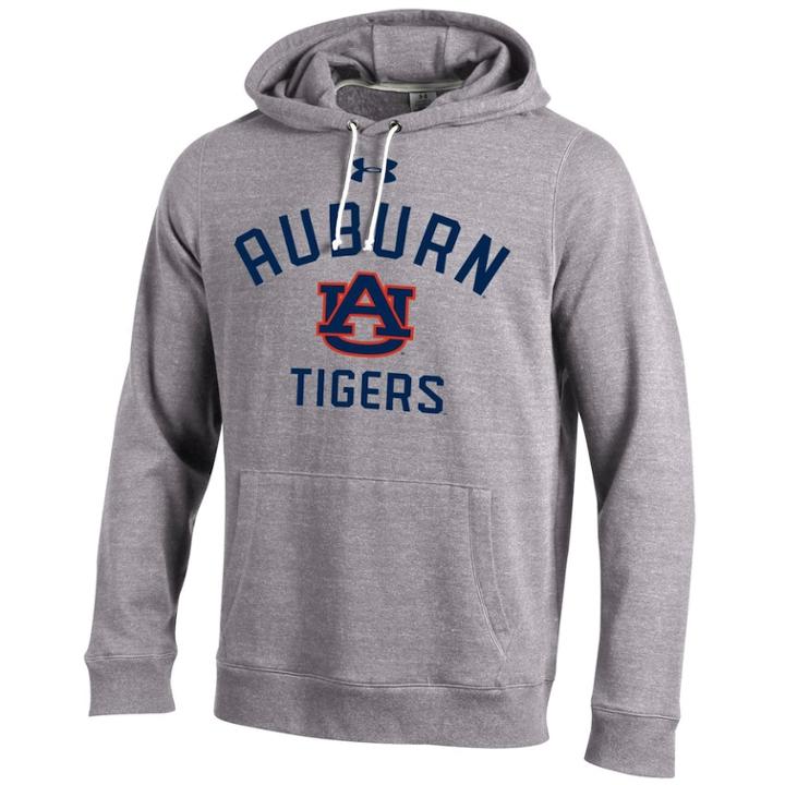 Men's Under Armour Auburn Tigers Sport Style Hoodie, Size: Xl, Gray