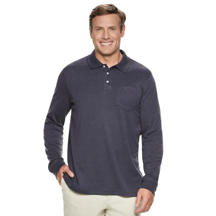 Big & Tall Croft & Barrow&reg; Classic-fit Easy-care Polo, Men's, Size: 3xb, Drk Purple