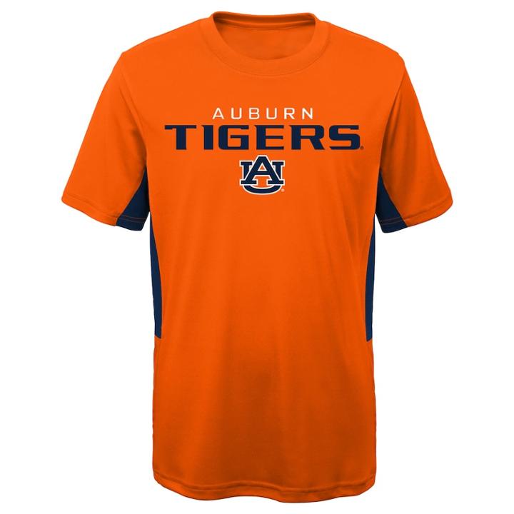 Boys 8-20 Auburn Tigers Mainframe Performance Tee, Size: M 10-12, Orange