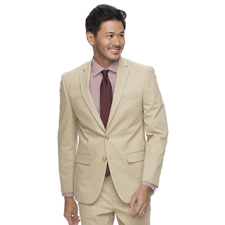 Men's Van Heusen Flex Slim-fit Suit Jacket, Size: 44 - Regular, Beige Oth