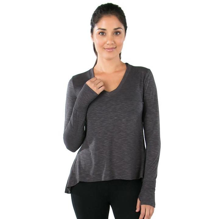 Women's Balance Collection Terra High-low Tee, Size: Large, Grey Other