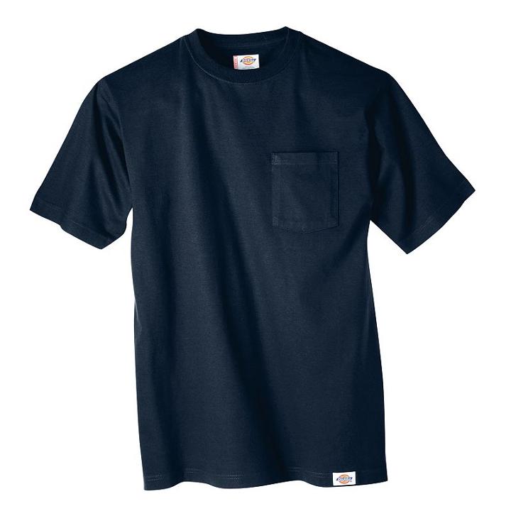 Big & Tall Dickies 2-pk. Solid Work Tee, Men's, Size: 5x Large, Blue
