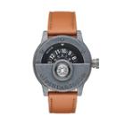 Joshua & Sons Men's Leather Compass Watch, Brown