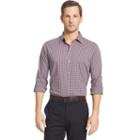 Big & Tall Van Heusen Slim-fit Plaid Stretch Button-down Shirt, Men's, Size: Xxl Tall, Red Overfl