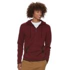 Men's Urban Pipeline&reg; Quarter-zip Pullover Hoodie, Size: Small, Red