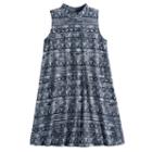 Girls 7-16 & Plus Size Mudd&reg; Patterned Mockneck Dress, Girl's, Size: 12, Oxford