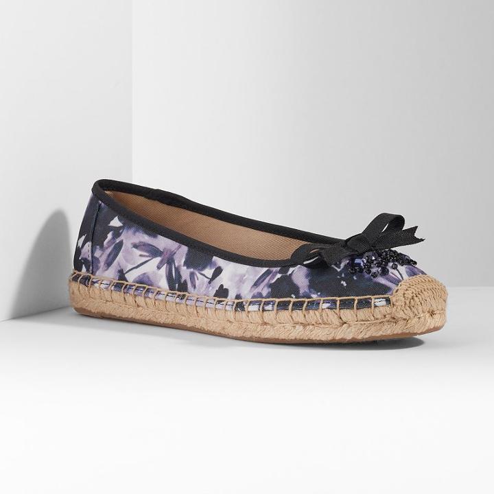 Simply Vera Vera Wang Women's Espadrille Flats, Size: 5.5, Med Pink
