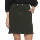 Women's Apt. 9&reg; Grommet Skirt, Size: Small, Green