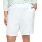 Plus Size Sonoma Goods For Life&trade; Bermuda Pajama Shorts, Women's, Size: 3xl, Light Blue