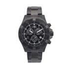 Invicta Men's Specialty Black Ion-plated Stainless Steel Chronograph Watch, Size: Large