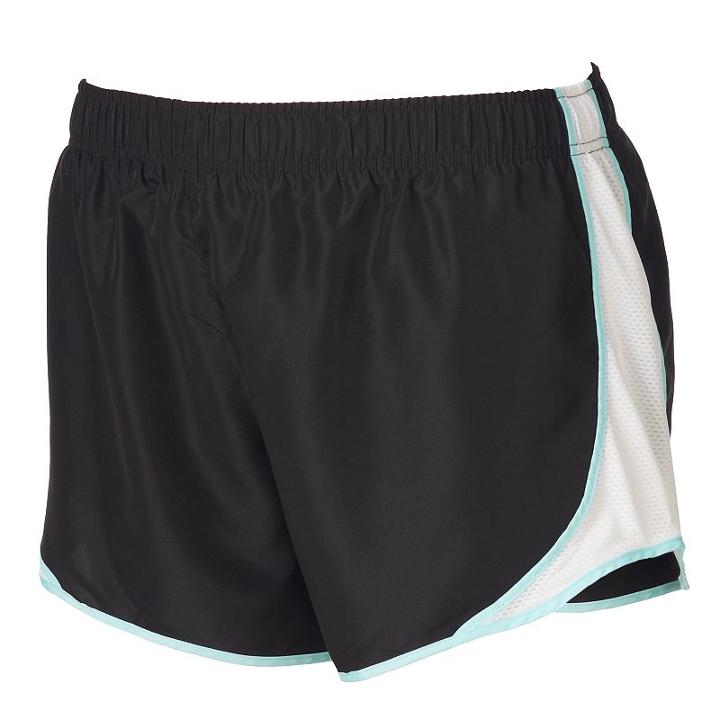 Juniors' Plus Size So&reg; Mesh-panel Running Shorts, Girl's, Size: 1xl, Oxford