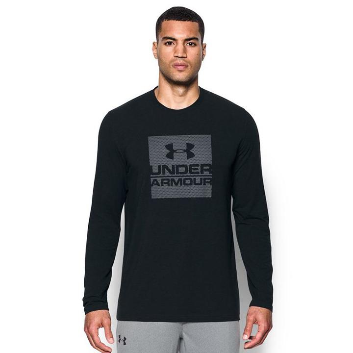 Men's Under Armour Boxed Logo Tee, Size: Xl, Black