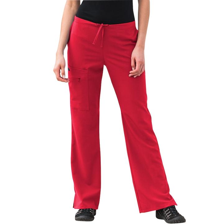 Petite Jockey Scrubs Woven Cargo Pants, Women's, Size: Xs Petite, Red