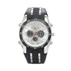 U.s. Polo Assn. Mens Analog And Digital Rubber Chronograph Watch - Us9061b, Men's, Size: Xl, Black