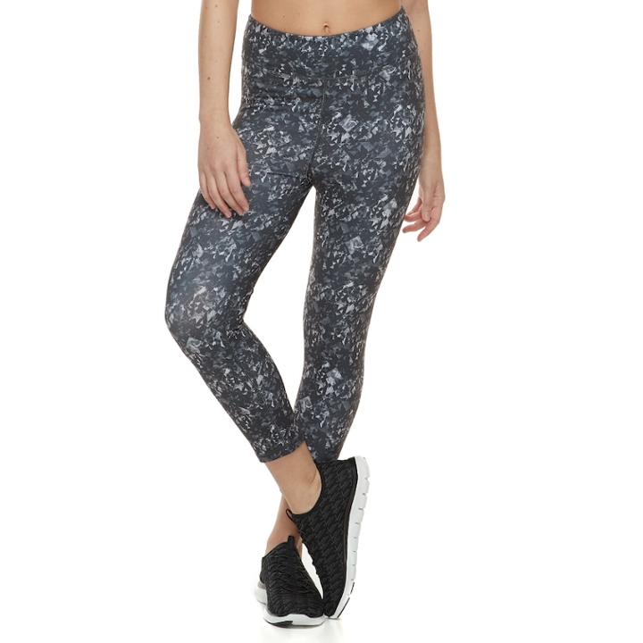 Juniors' So&reg; High-waisted Capri Yoga Leggings, Teens, Size: Large, Oxford