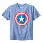 Boys 8-20 Marvel Captain America Glow-in-the-dark Tee, Boy's, Size: Small, Turquoise/blue (turq/aqua)