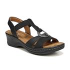 Naturalsoul By Naturalizer Sunrise Women's Sandals, Size: Medium (9), Black