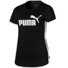 Women's Puma Tape Graphic Tee, Size: Medium, Black