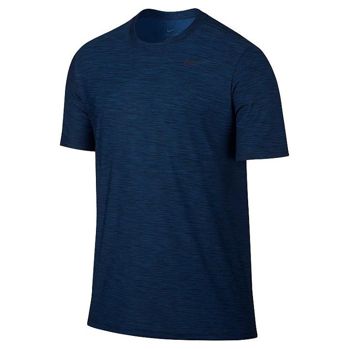 Men's Nike Breathe Tee, Size: Xl, Med Blue