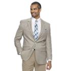 Men's Croft & Barrow&reg; True Comfort Classic-fit Hopsack Stretch Sport Coat, Size: 46 Long, Brown