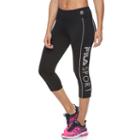 Women's Fila Sport&reg; Logo Print Capri Leggings, Size: Xs, White