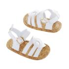 Baby Girl Carter's Cross-front Sandal Crib Shoes, Size: 9-12months, White