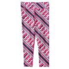 Girls 7-16 Fila Sport&reg; Chevron Patterned Capri Leggings, Girl's, Size: Xs(7), Black